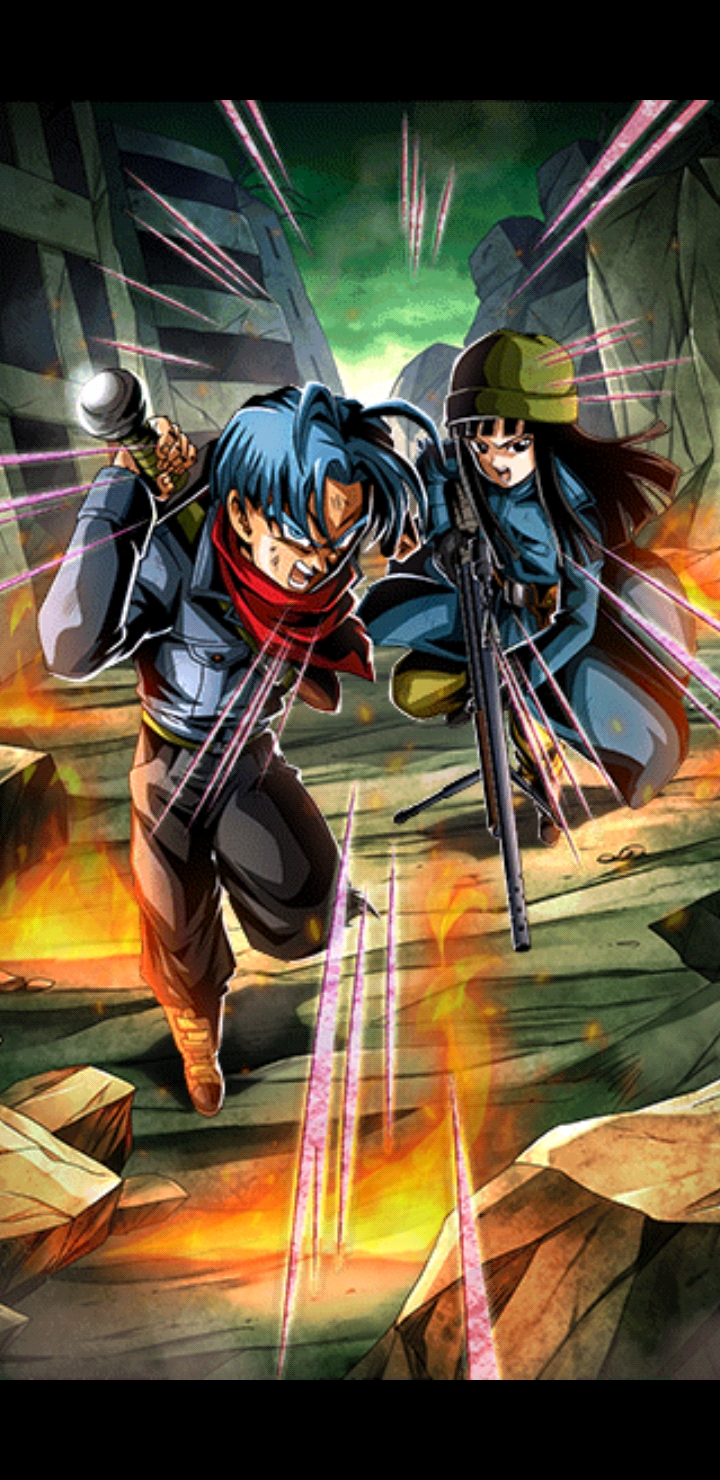 未来への希望と約束 トランクス(青年期)(未来)&マイ(未来)[LR]の